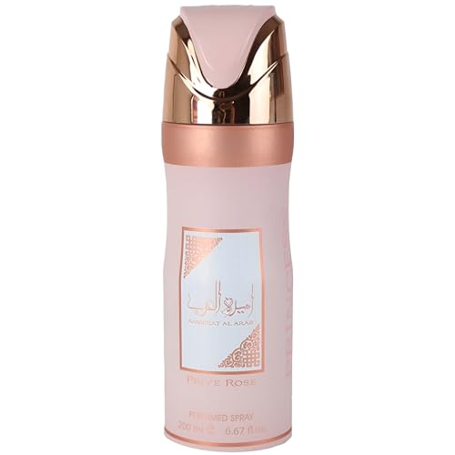 Desodorante Perfume Ameerat Al Arab Prive Rose de Asdaaf para Mujeres – Floral, Frutal, Almizclado y Dulce – 200 ml - imagen 2