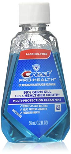 Enjuague Bucal Crest Pro-Health, Sin Alcohol, Limpieza Multi-Protección Menta Fresca 1.2 oz (Paquete de 2) - imagen 4