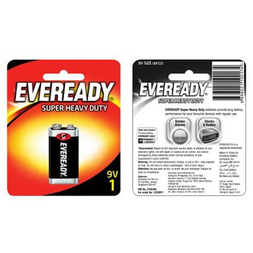 Batería Eveready Super Heavy Duty de 9V - imagen 3
