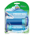 Sello Limpiador de Inodoro Scrubbing Bubbles Fresh Gel, Aroma Lluvia, Dispensador con 12 Sellos de Gel, 2.68 oz - imagen 1