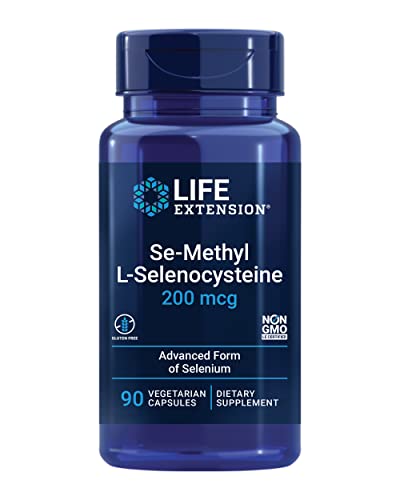 Life Extension Se-Metil L-Selenocisteína, Antioxidante Avanzado de Selenio, Salud Celular y Envejecimiento Saludable, 90 Cápsulas Vegetarianas, Sin - imagen 2