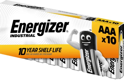 Batería Alcalina AAA Energizer Industrial LR03 1.5V - Paquete de 10 unidades - imagen 2