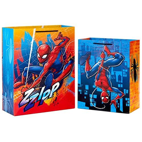 Bolsas de Regalo Hallmark Marvel Spider-Man (2 Bolsas: 1 Grande 13, 1 Extra Grande 15) para Cumpleaños, Halloween, Navidad y Fiestas Infantiles - imagen 5