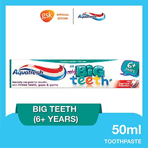 Pasta Dental Aquafresh My Big Teeth 6 Años+ (50ml) - imagen 4