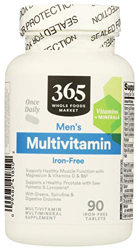365 de Whole Foods Market, Multivitamínico Diario para Hombre, Tabletas, 90 Unidades - imagen 4