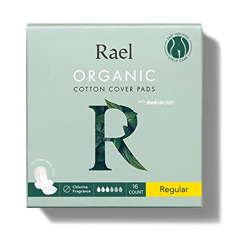 Rael, Toallas Sanitarias de Algodón Orgánico, Tamaño Regular, Paquete de 14 unidades - imagen 4