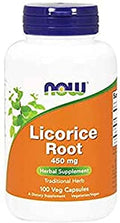 Now Foods, Raíz de Regaliz 450mg 100 Cápsulas - imagen 1