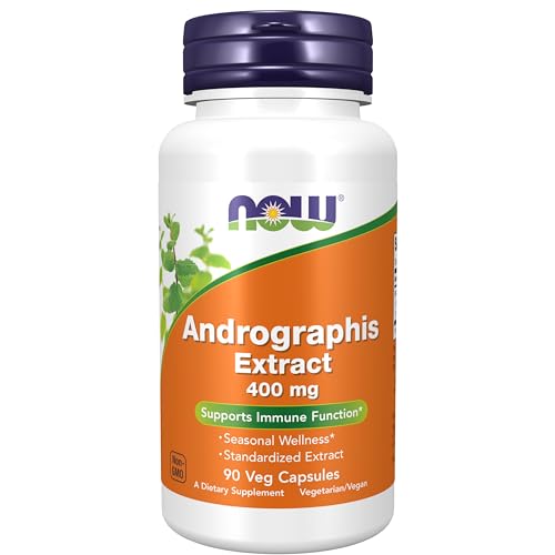 Suplementos NOW Foods, Extracto de Andrographis 400 mg (Extracto Estandarizado), 90 Cápsulas Veganas - imagen 2