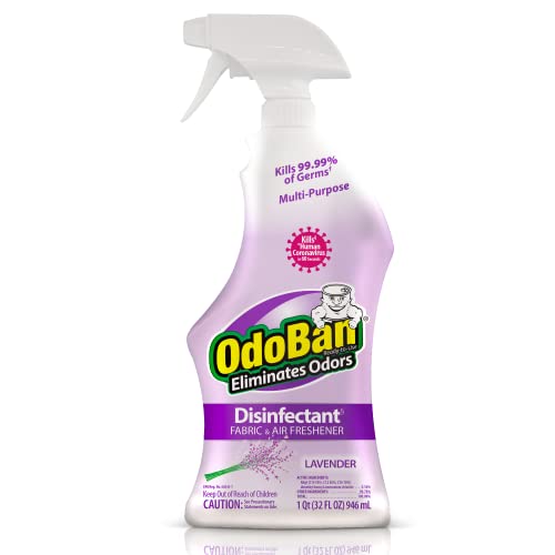 Desinfectante y Eliminador de Olores OdoBan Listo para Usar, Hecho en EE. UU., Aroma a Lavanda, Botella de Spray de 32 Onzas - imagen 5