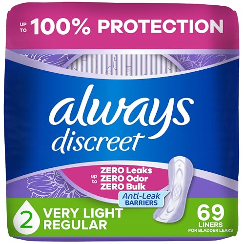 Protectores diarios Always Discreet para mujeres con pérdidas de orina, Talla 2, absorción muy ligera, hasta 100% de protección, 69 piezas - imagen 6