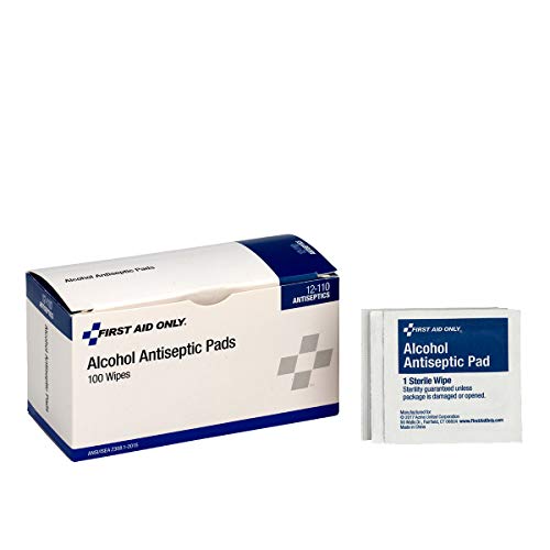 Toallitas de Alcohol First Aid Only 12-110, Envase Individual, 100 por Caja - imagen 3