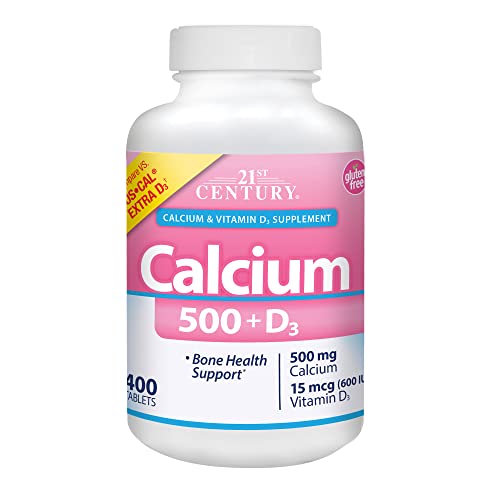 Calcio 500 Plus Extra D 21st Century Vitamins, 400 Tabletas - imagen 6
