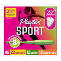 Tampones Playtex Sport Multipack, Absorbencia Regular/Super/Super Plus, 46 piezas - imagen 1