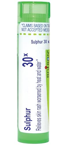 Boiron Sulphur 30X para Erupciones Cutáneas Empeoradas por Calor y Agua - 80 Gránulos - imagen 5