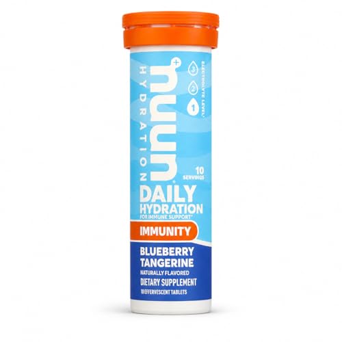 Nuun Inmunidad Sabor Arándano y Mandarina, 10 Tabletas para Bebida - imagen 2