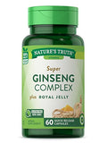 Complejo de Ginseng Super de Nature's Truth | 60 Cápsulas | con Jalea Real | Suplemento Sin OGM y Libre de Gluten - imagen 1