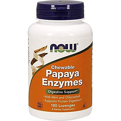 Now Foods Enzimas de Papaya Masticables, 180 Tabletas - imagen 6