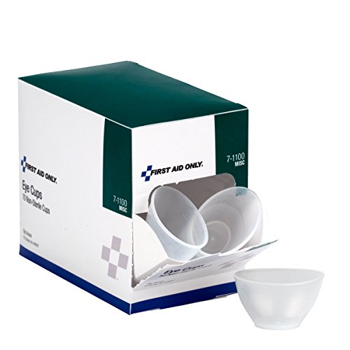 Tazas para Ojos No Estériles First Aid Only, Ideales para ros Auxilios o Rellenar Kits, Paquete de 10 - imagen 3