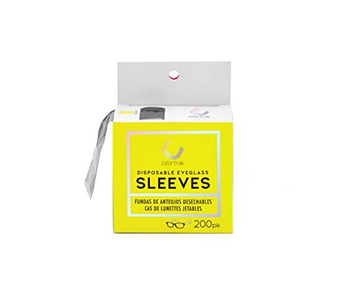 Mangas Desechables Colortrak para Gafas, Protección Durante Procesos de Salón, Caja Dispensadora Conveniente, Negras, 200 Piezas por Paquete - imagen 5