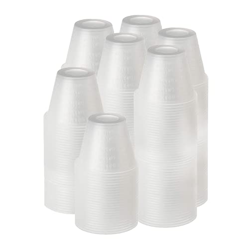Copa de Plástico Graduada Desechable Perfect Stix de 1 oz - 300 Piezas para Medicamentos, Mezcla de Resina y Enjuague Bucal - imagen 1