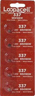 Batería de Óxido de Plata LOOPACELL 337 (SR416SW) - Paquete de 5 Baterías - imagen 1
