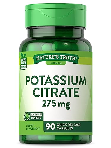 Suplemento de Citrato de Potasio Nature's Truth | 275mg | 90 Cápsulas | Sin OGM y Libre de Gluten - imagen 6
