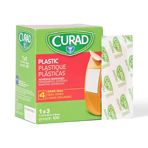Curad Curitas Adhesivas de Plástico 1 x 3, Sin Látex Natural, Caja de 100 Unidades - imagen 2