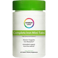 Tabletas Mini de Hierro Completo Rainbow Light | 60 Contenido | Hierro de Alta Potencia | Con Vitamina C para Mejorar la Absorción | Suplemento para - imagen 1
