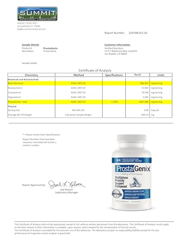 ProstaGenix 90 cápsulas para bienestar prostático