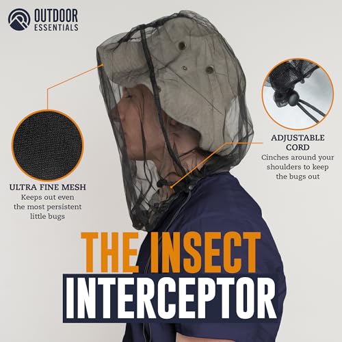 protección facial contra insectos para hombres