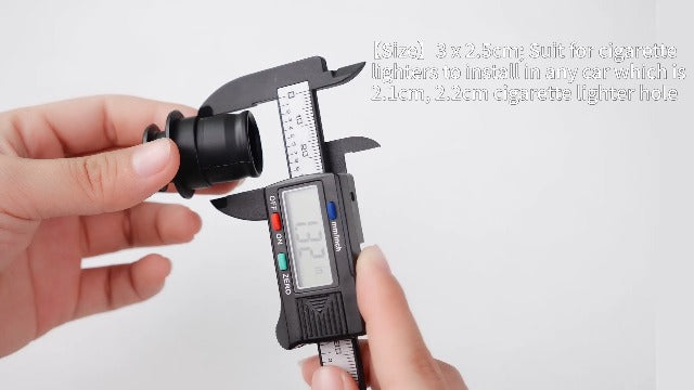 protección para toma de encendedor de coche