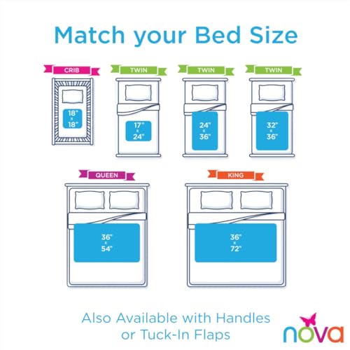 protector de cama 24 x 36 pulgadas