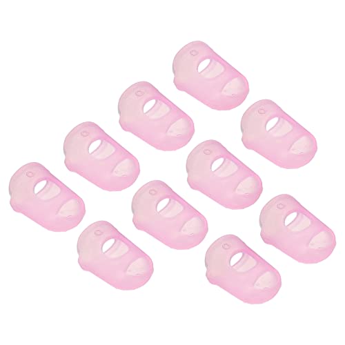 protector de dedos antideslizante rosa