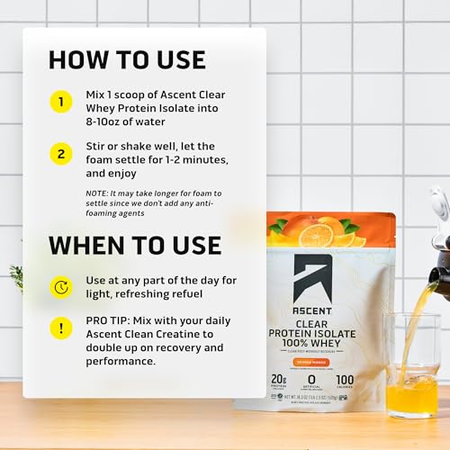 proteína Ascent sin endulzantes para dieta saludable