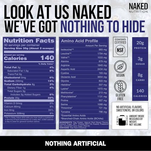proteína certificada NSF de calidad