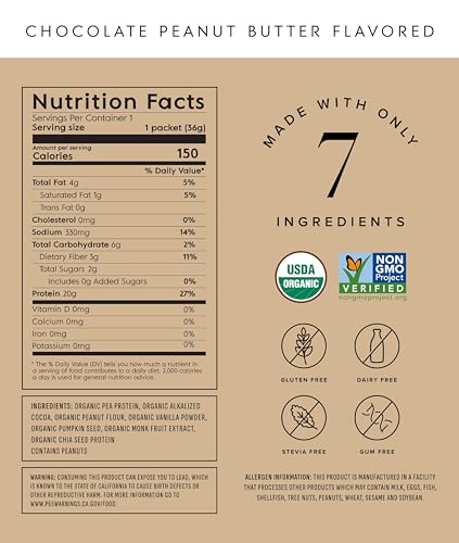 Proteína de chocolate con cacahuate