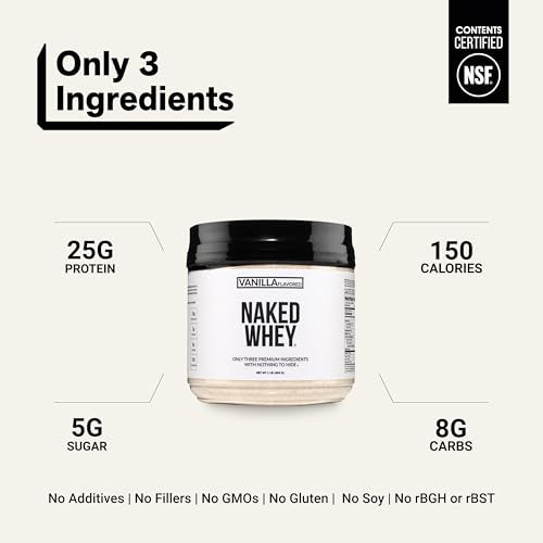 Proteína de vainilla sin aditivos
