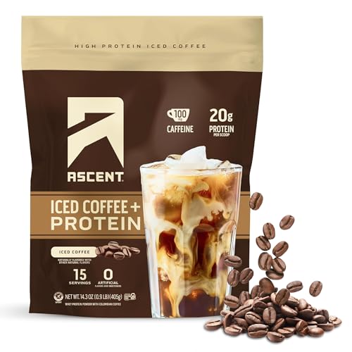 proteína en polvo de café natural