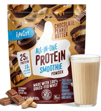 proteína en polvo de chocolate