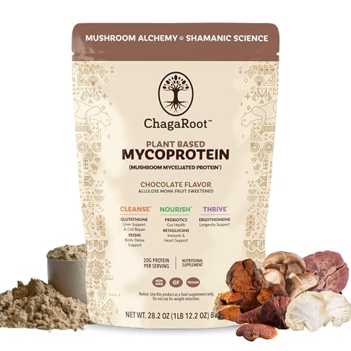 proteína en polvo de hongos chocolate