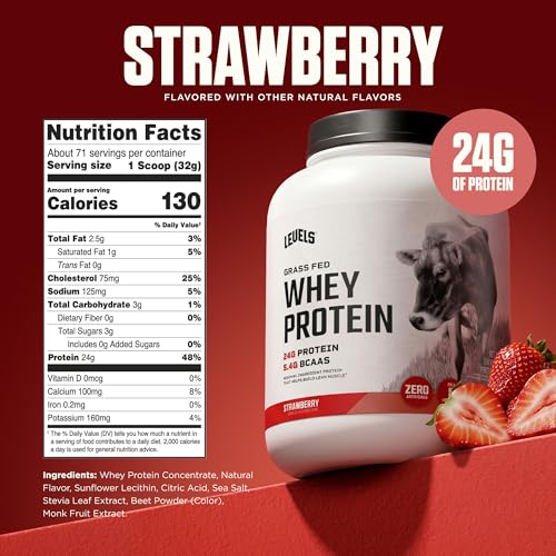 proteína en polvo sabor fresa