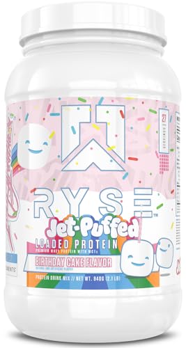 Proteína en polvo sabor pastel de cumpleaños