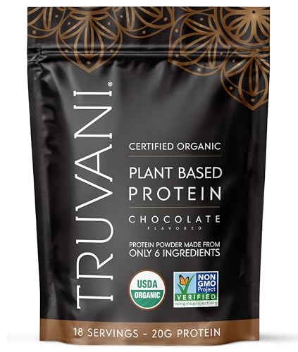 proteína en polvo vegana Truvani chocolate