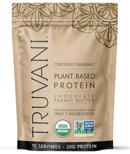proteína en polvo vegana Truvani chocolate