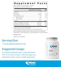 Proteína Klean para mejorar el rendimiento