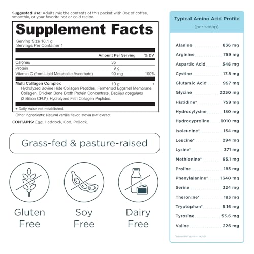 proteína multi colágeno con vitamina C
