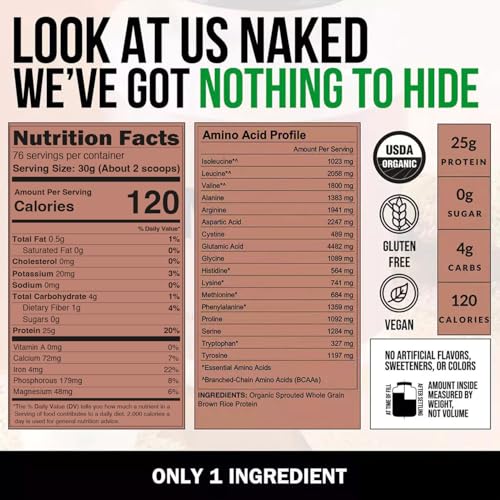 proteína natural sin ingredientes añadidos