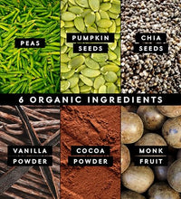 proteína orgánica a base de plantas