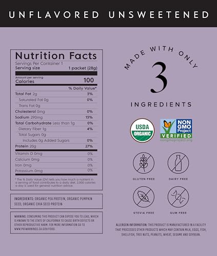 Proteína vegana sin sabor para batidos