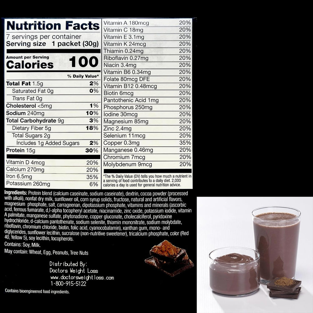 ProtiWise pudding sabor chocolate oscuro